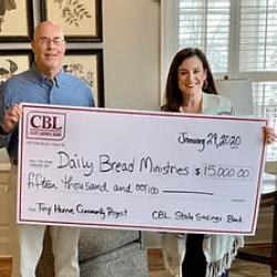 CBL donates to Daily Bread Ministries for the Homeless